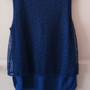 Apt. 9 Women's Blue Sleeveless Top